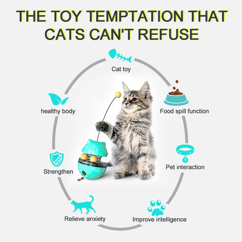 Кружка забавные игрушки для кошек домашних животных медленно протекающий