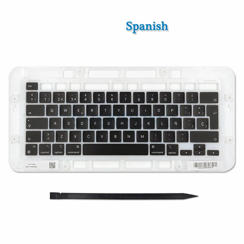 Ноутбук A2338 клавиши AZERTY-клавиши США * французский русский испанский... Для Macbook Pro