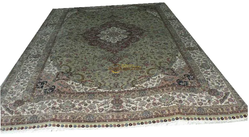 Goedkoop Zijden Perzisch Tapijt Oosterse Tapijten Handgeweven Tapijten Voor Woonkamer Patterngc117psilkyg28
