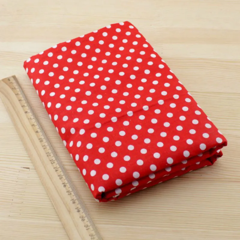 Booksew100% Cotton Fabric 50cmx50cm 7pcs Red Doll Cloth Tilda for Sewing Patchwork Quilting Tissue textiles cheap tecido|cotton fabric|cloth