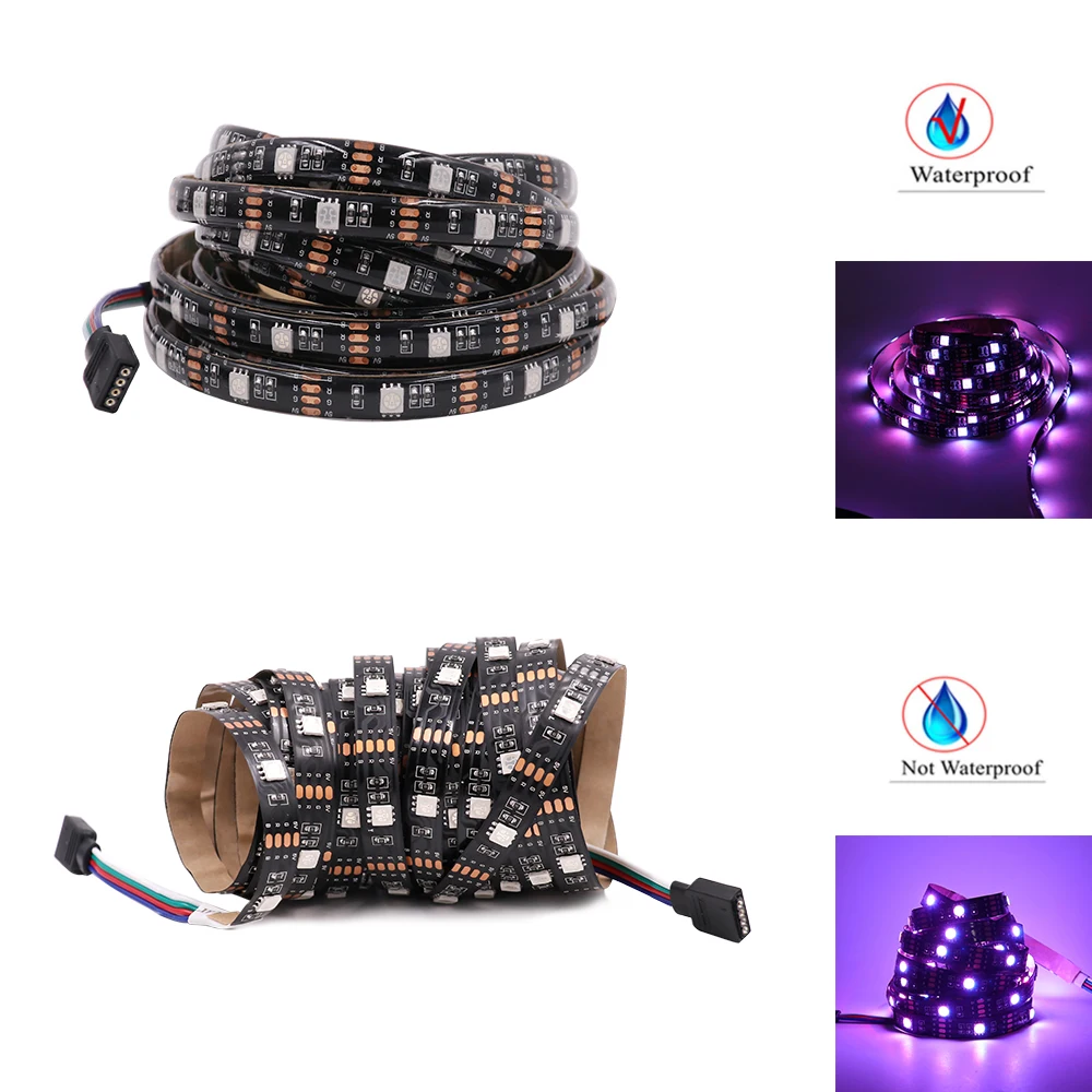 Светодиодная лента USB 5050 RGB с музыкальным звуковым управлением для ТВ настольного