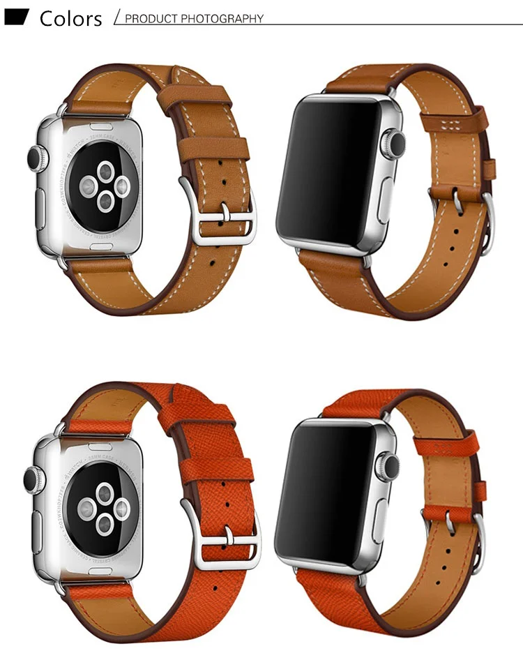 Кожаный ремешок для Apple watch 5 ремешок 44 мм 40 мм iWatch ремешок 38 мм 42 мм Натуральная кожа одиночный тур Браслет Apple watch 4 3 2 1 44