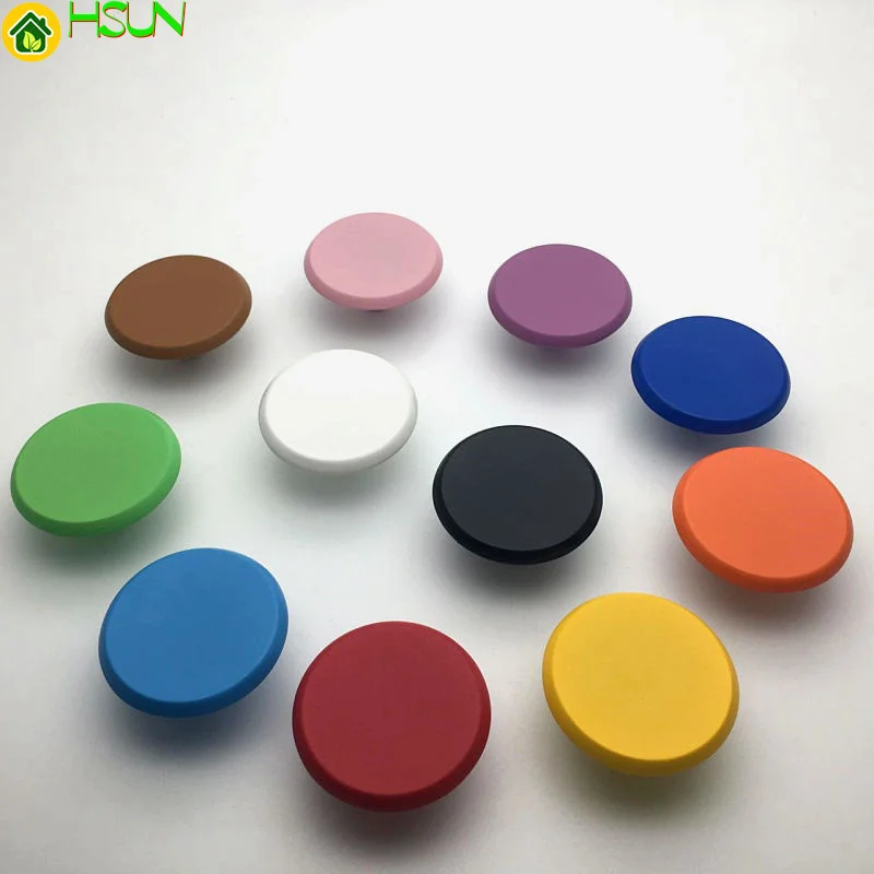 

Black and white yellow pink green blue simple American cabinet children's room cartoon handle drawer wardrobe door shoe cabinet