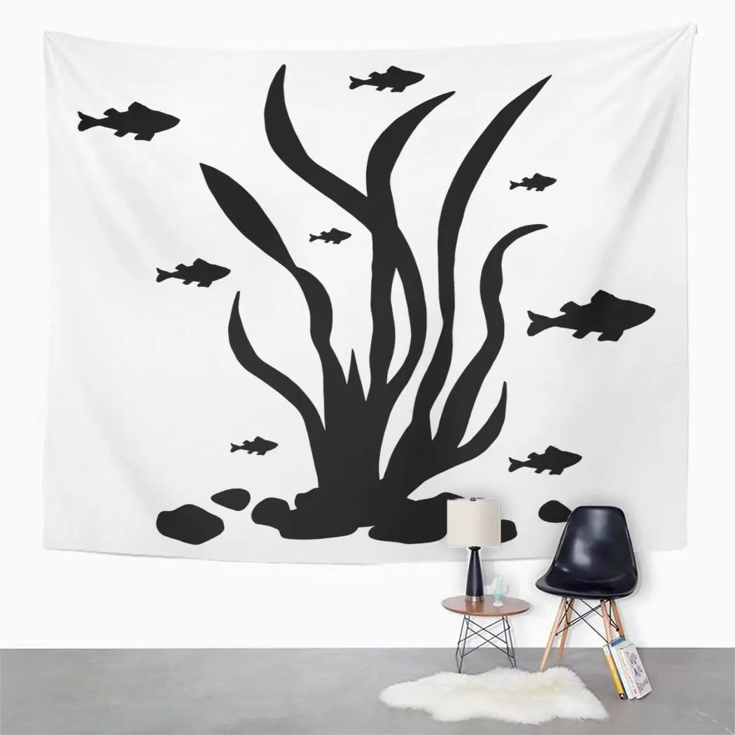 Простой разделенный гобелен с коронами настенный декоративный коврик для