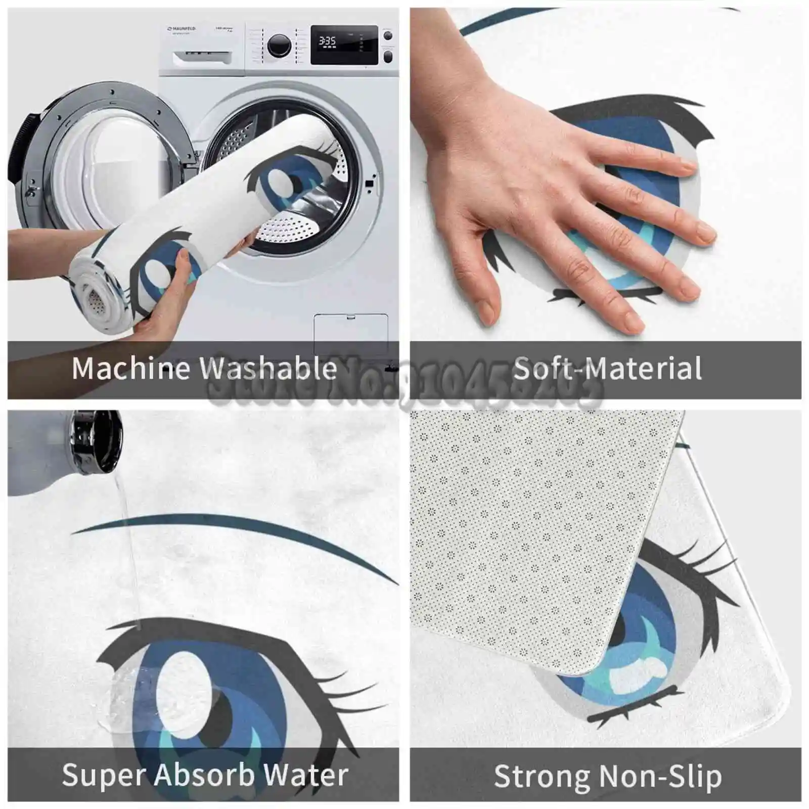 Глаза напольного коврика декоративные дверные коврики для спальни кухни