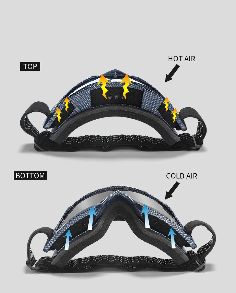 INBIKE мотоциклетные модульные очки маска очки фильтр Маска ATV внедорожный шлем лыжный спортивный мотор MX очки мотоцикл крест шлем
