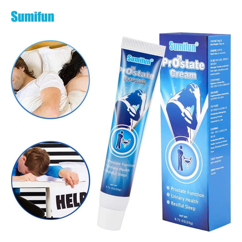 

Sumifun Male Prostatic Treatment Prostatic Cream Cold Compress Gel Ointment Urological Herbal Health Care Medical Plaster