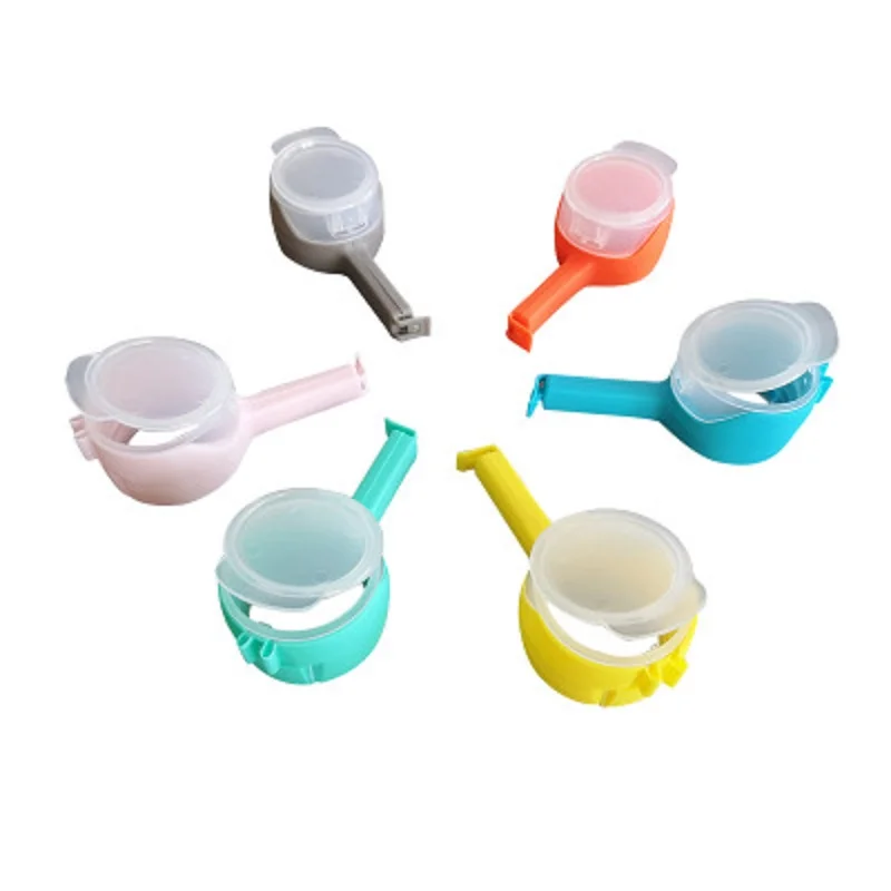 

2PCS Multifunctional Sealing Clip Food Preservation Bag Cap Kitchen Storage Preserve Sealing Bag Cap Household cocina accesorio