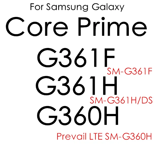 For Core Prime G360 2 шт закаленная пленка протектор Закаленное стекло для samsung Galaxy S3 S4 S5 NEO S6 J7 J5 J3 J1 Core J2 Prime Grand Prime G530 - Цвет: For Core Prime G360