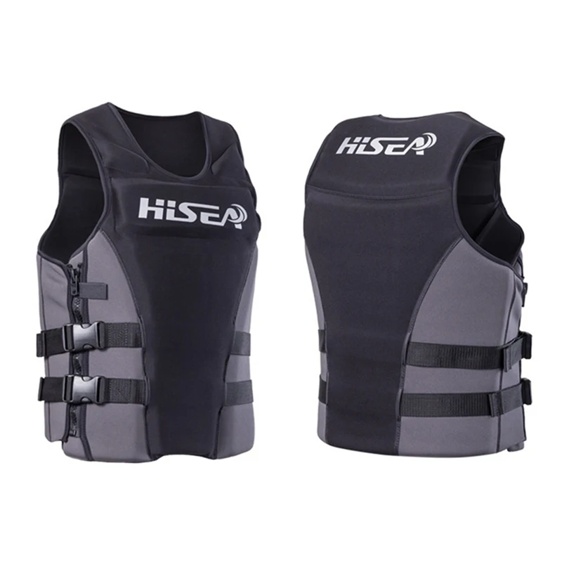 

Professional Adult Life Vest Neoprene Nylon Floating Clothing Buoyancy Life Jacket Surfing Drifting Motorboat Clothing