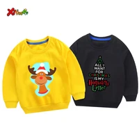 kids christmas clothes children christmas costumes clothing sweatshirts cotton kids shirts baby boys sweater baby girl letter