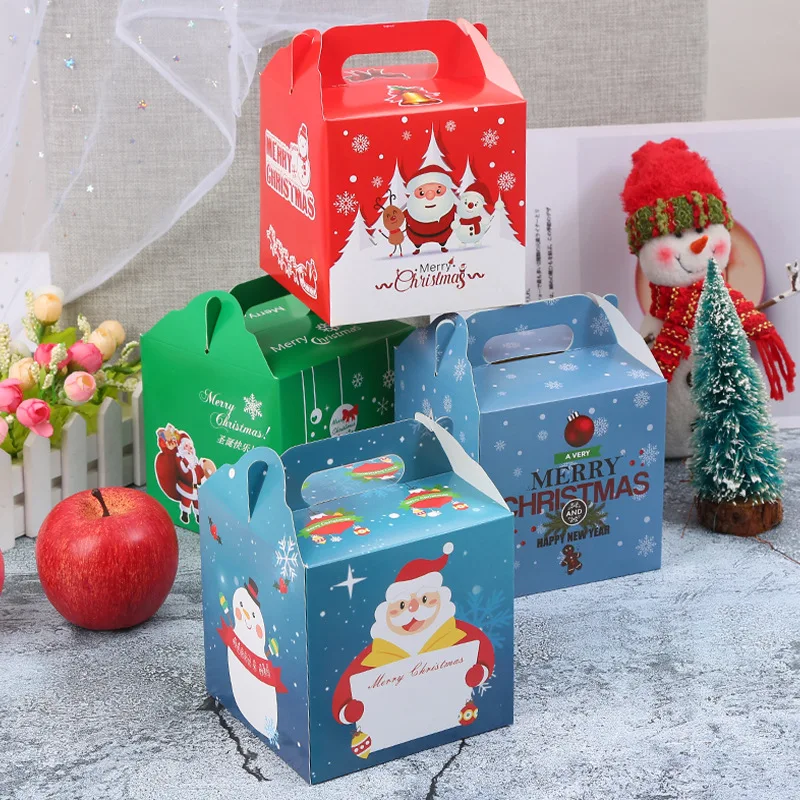 Бумажная коробка StoBag с ручками 20 шт. посылка ственская для конфет и шоколада