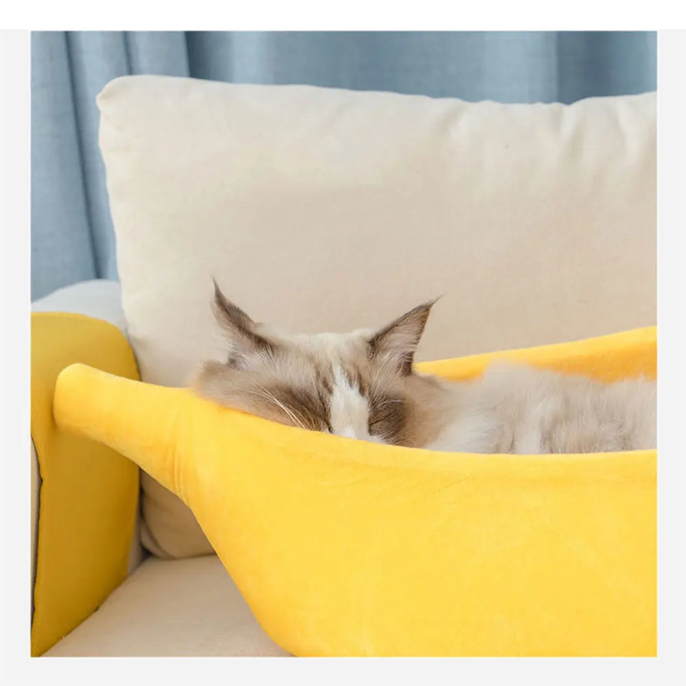 Прочный домик-кровать в форме банана для собак кошек домик подушка и щенков