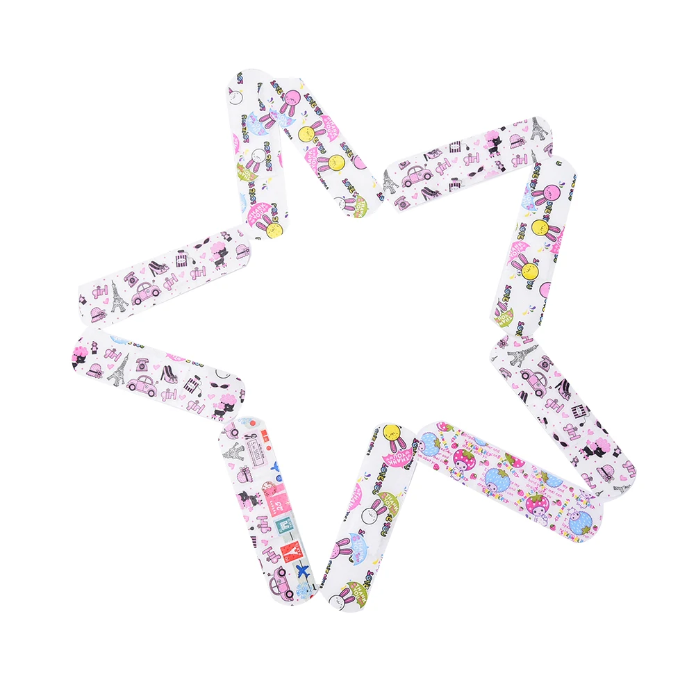 

100pcs/lot Children Hemostasis Adhesive Bandages Waterproof Breathable Cartoon Band Aid First Aid Emergency Kit
