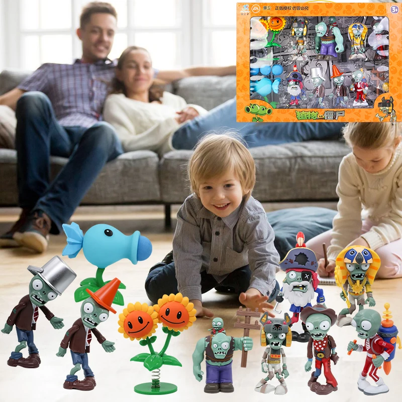 Фигурки аниме Растения против Зомби Аниме Кукла горохострела препятствия