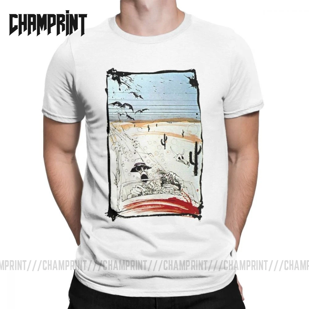 Страх и ненависть в Лас Вегасе футболка Для мужчин 100% хлопок Awesome футболки с