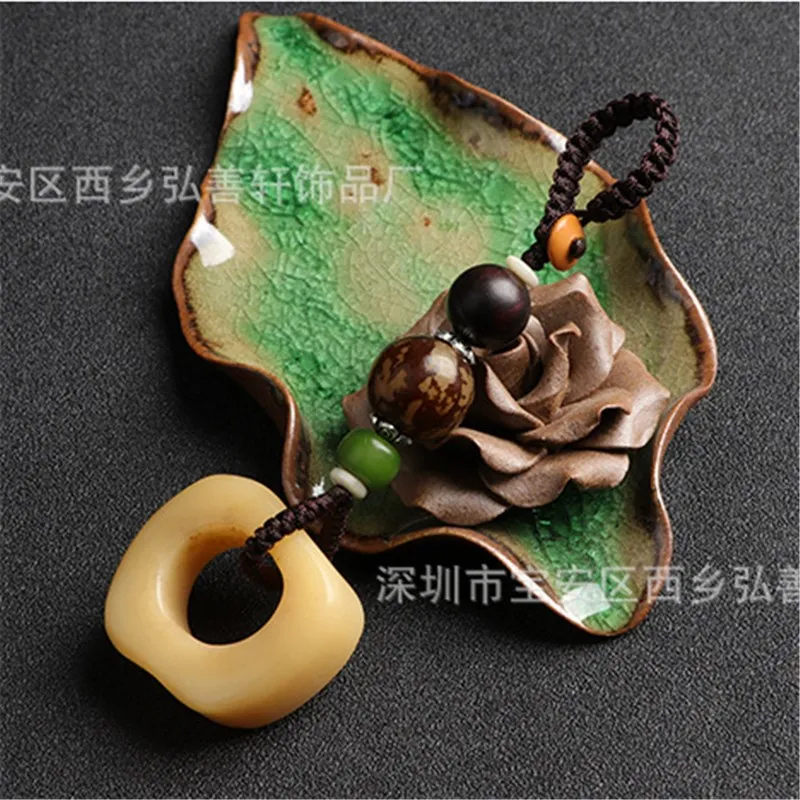 Новый высококачественный круглый брелок ручной вязки модный в форме Верблюжьей