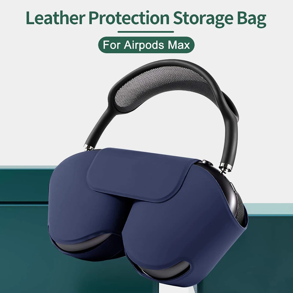 Фото Чехол Магнитные Для Airpods Max наушники автоматическая функция сна Защитная Пылезащитная коробка для царапин посылка держатель №4