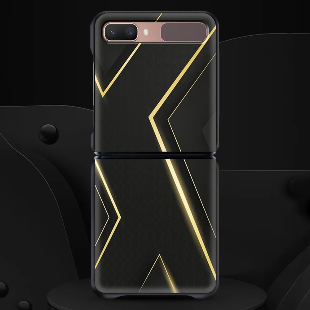 

Light Dark Figures Luxury Hard Back Phone Case for Samsung Galaxy Z Flip Case Cover for Samsung Galaxy Z Flip Fundas Coque