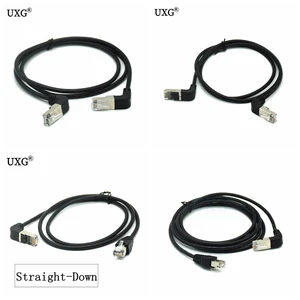 Elbow Down & Up Angled 90 Degree cat5e 8P8C FTP STP UTP Cat 5e Ethernet Network Cable RJ45 Lan Patch Cord 0.5m 1m 2m 3m 5m Angle