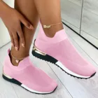 Повседневная Женская Уличная обувь JAYCOSIN, Женская сетчатая обувь, однотонная спортивная обувь, дышащая обувь для бега, кроссовки