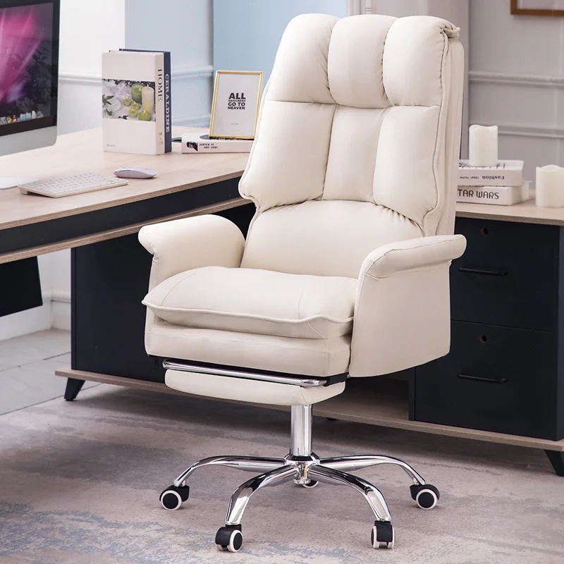 

Nordic computer leather PU chair, game table and chair, adable leisure chair, home and office furniture, high-density sponge,