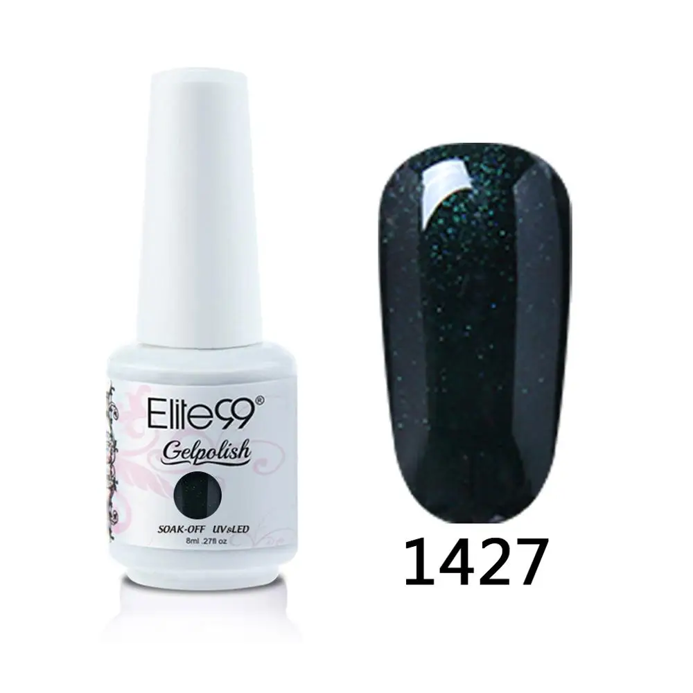 1427 Elite99 8 мл Гель-лак для ногтей Vernis Полупостоянный лак для ногтей УФ-гель лак для ногтей эмаль для маникюра Лак для ногтей - Цвет: 1427