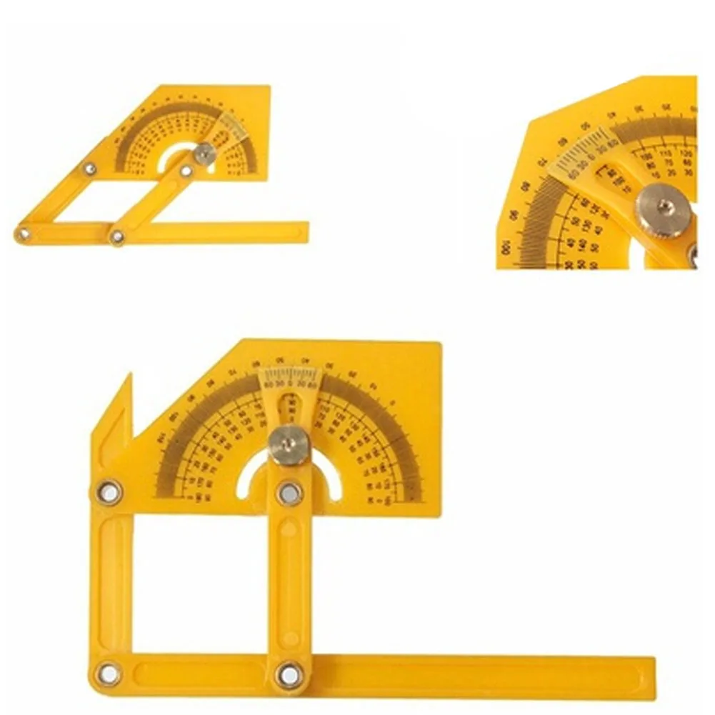 New Arrival Angle Finder Protractor Goniometer Miter Gauge Plastic Brass Fittings 0-180 Degrees Best Price | Дом и сад
