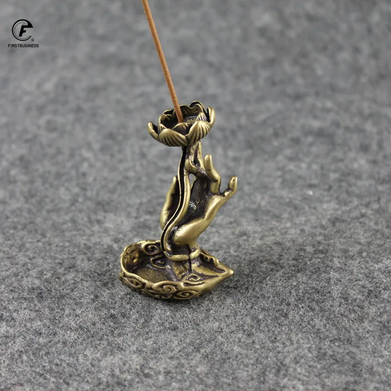 Винтажные медные украшения для чайной церемонии медный Будда ручная работа