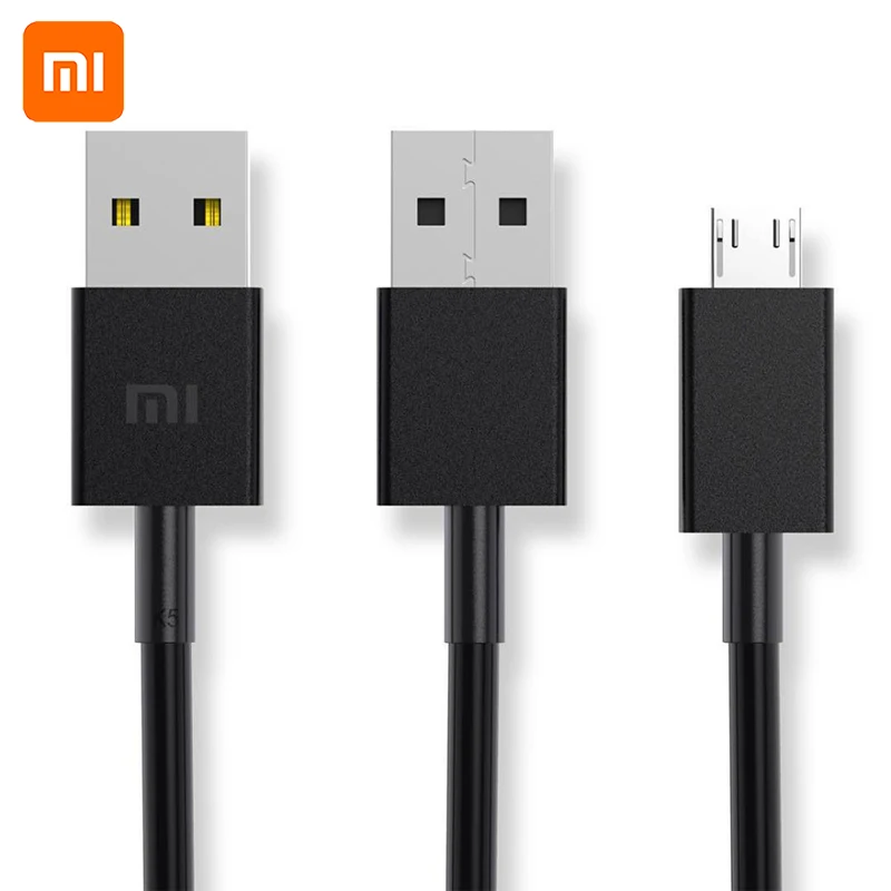 Кабель Micro USB 120 см 2 А для быстрой зарядки и передачи данных с логотипом Mi провод