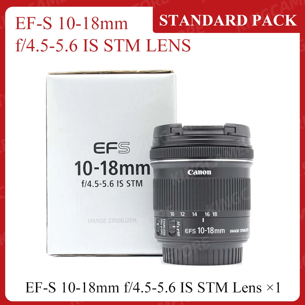 Canon EF-S 10-18 мм f/4 5-5 6 IS STM ультра-широкий зум Новый и оригинальный объектив камеры |