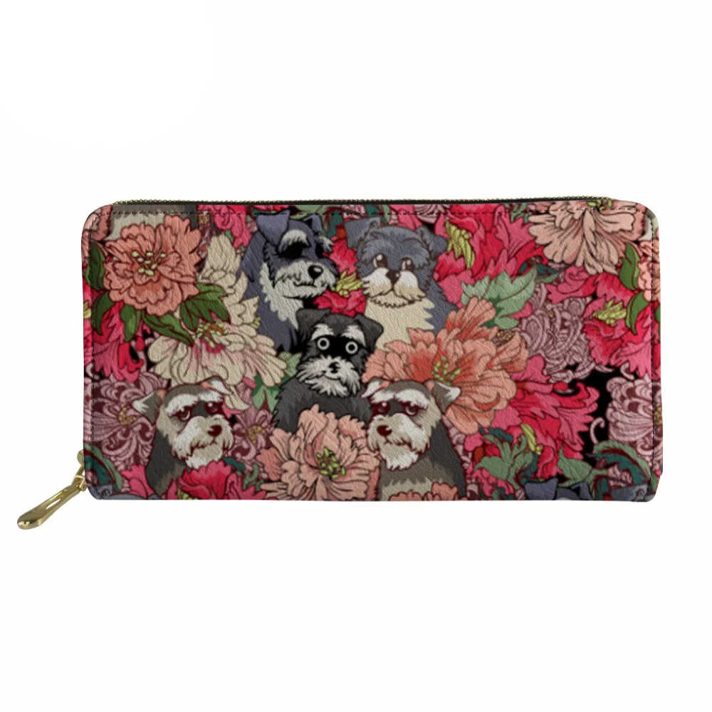 

Женский тонкий кошелек из искусственной кожи на молнии