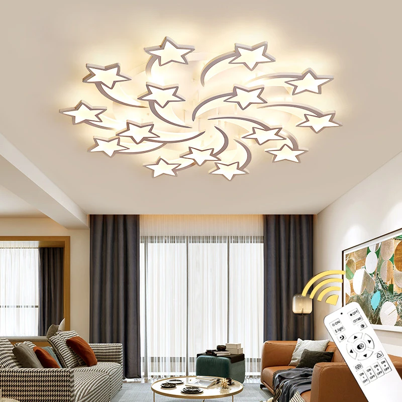 

Modern led chandelier lighting LED Ceiling chandeliers for living room bedroom chandeliers with Remote Control Indoor Lighting