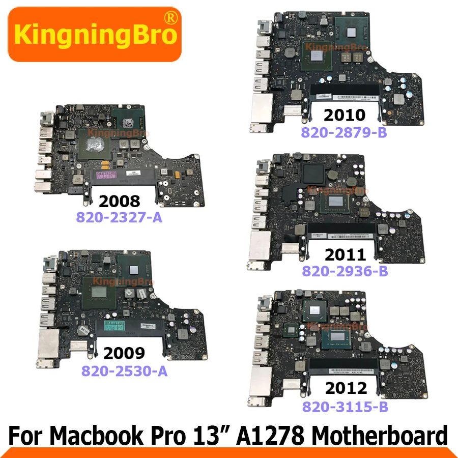 Протестированная оригинальная материнская плата для Macbook Pro 13 дюймов A1278 C2D i5 i7 2008