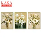 Вышивка крестом, наборы для рукоделия с печатным рисунком, холст 11ct-для домашнего декора, картина с цветами, полный NCKF288