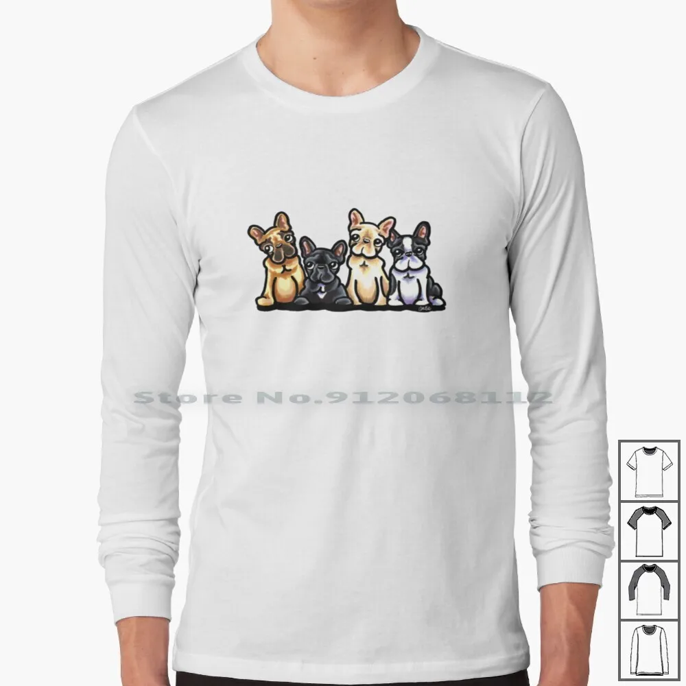 

Frenchies Long Sleeve T Shirt French Bulldog Frenchies French Bulldog Art Black French Bulldog Fawn French Bulldog Pied French