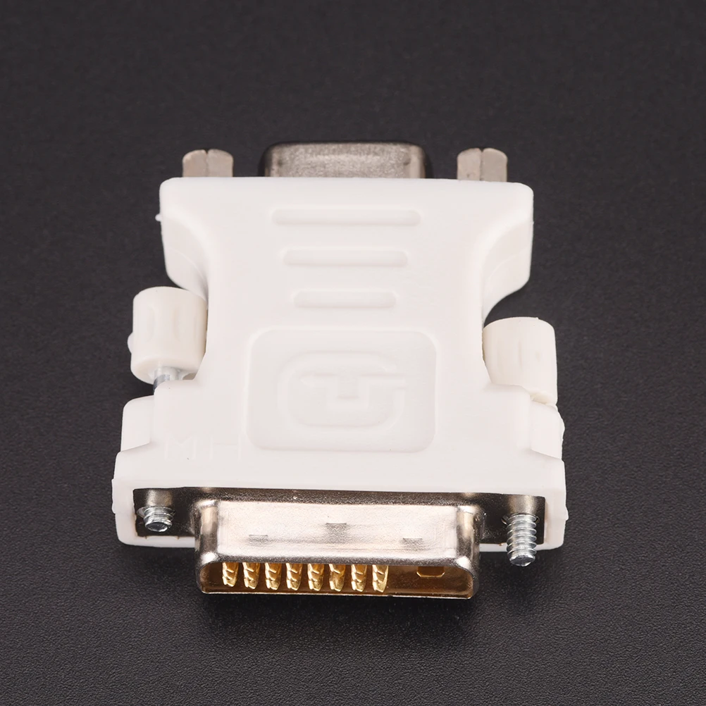 

New 24+1 Pin DVI-D-D-M To VGA-F Adapter Video Computer Monitor Adapter - 25 Pin (Dual Link) DVI-D Male To 15 Pin VGA Female