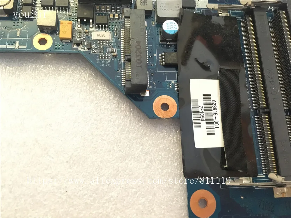 yourui для hp cq56 g56 cq62 g62 материнская плата