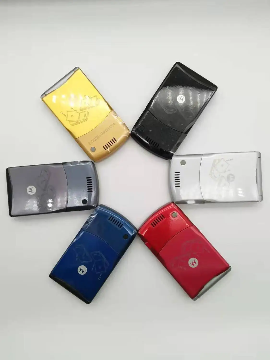 motorola razr v3i refurbished original unlocked flip gsm 176x220 pixels mp3 quad band mobile cell phone free shipping free global shipping