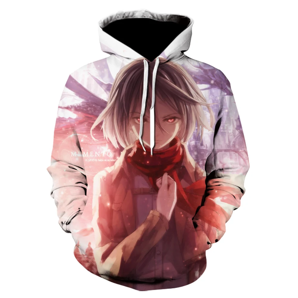 

2021 New Japanese Anime Attacking Giant 3d Printing Men's and Women's Spring and Autumn Hoodie Children's Fashion Sweater Caot