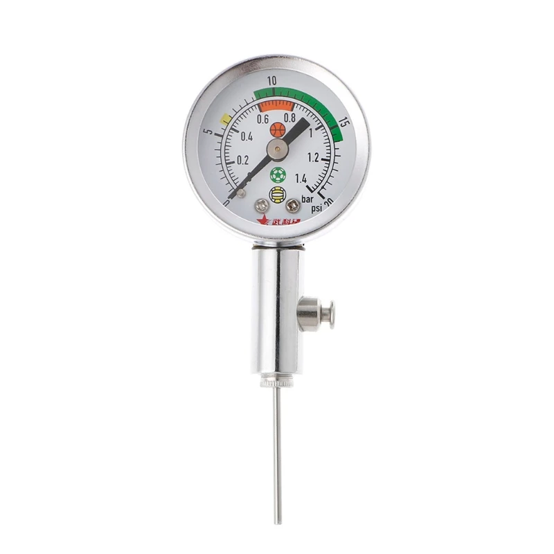 1pc Soccer Ball Pressure Gauge Air Watch Football Volleyball Basketball Barometers |