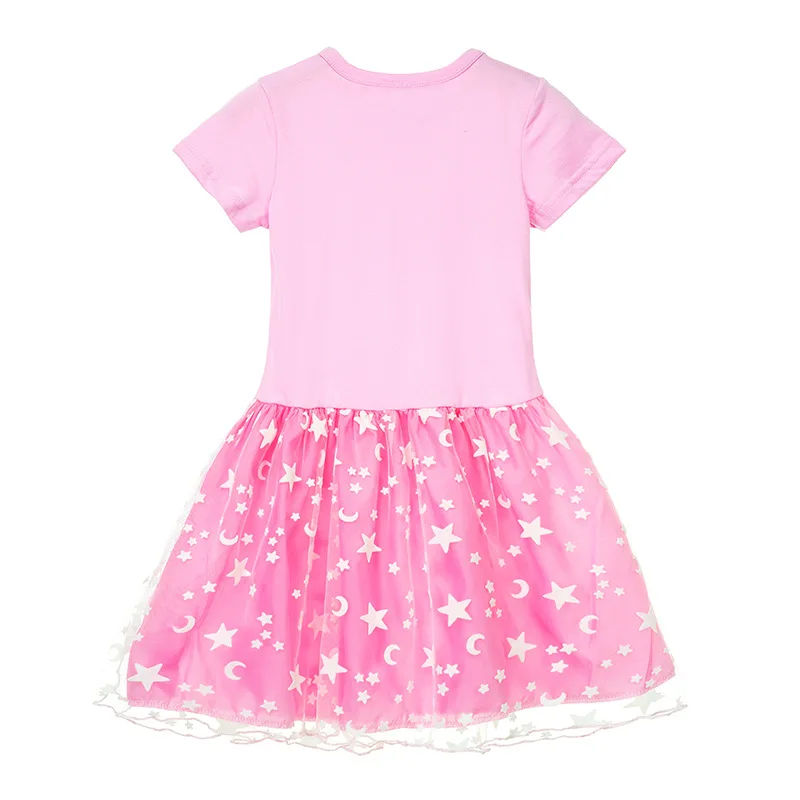 Платье для девочек летняя одежда малышей милое платье принцессы Костюм