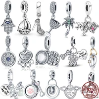 925 silver charms beads fit pandora original bracelet women 925 sterling silver silver color series diy jewelry hot sale 2021
