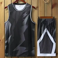 2021 summer new camouflage mens basketball set running gym sports clothes men basketball jerseys college tracksuits