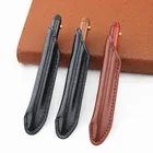 Классическая деревянная металлическая шариковая ручка 0,7 мм, шариковая ручка, роскошные шариковые ручки, деловые и офисные канцелярские принадлежности для письма, кожаная ручка, сумка