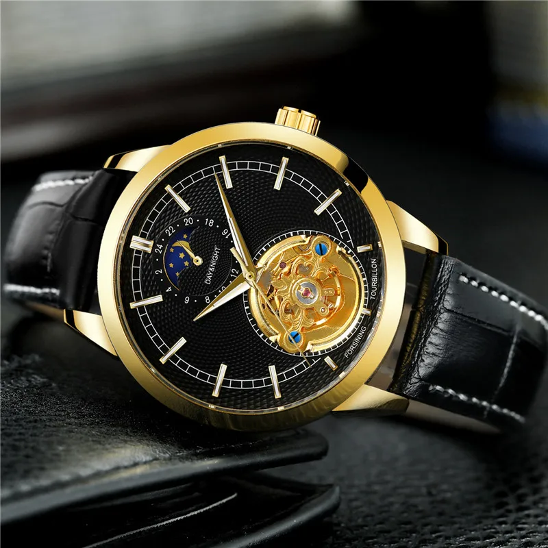 FORSINING мужские наручные часы Военные Спортивные автоматические механические Топ