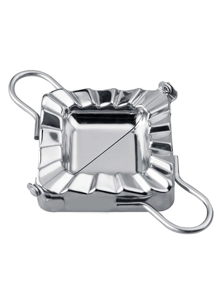 

Stainless Steel Dumpling Mould DIY Dumpling Presser Ravioli Making Mold Home Kitchen Dumpling Jiaozi Maker Baking Accessories