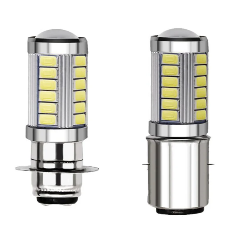 

1 шт. PX15D P15D 33 SMD H6M светодиодный Ba20d 5630 33 светодиодный туман светильник лампы 12V мотоциклов головной светильник лампочка