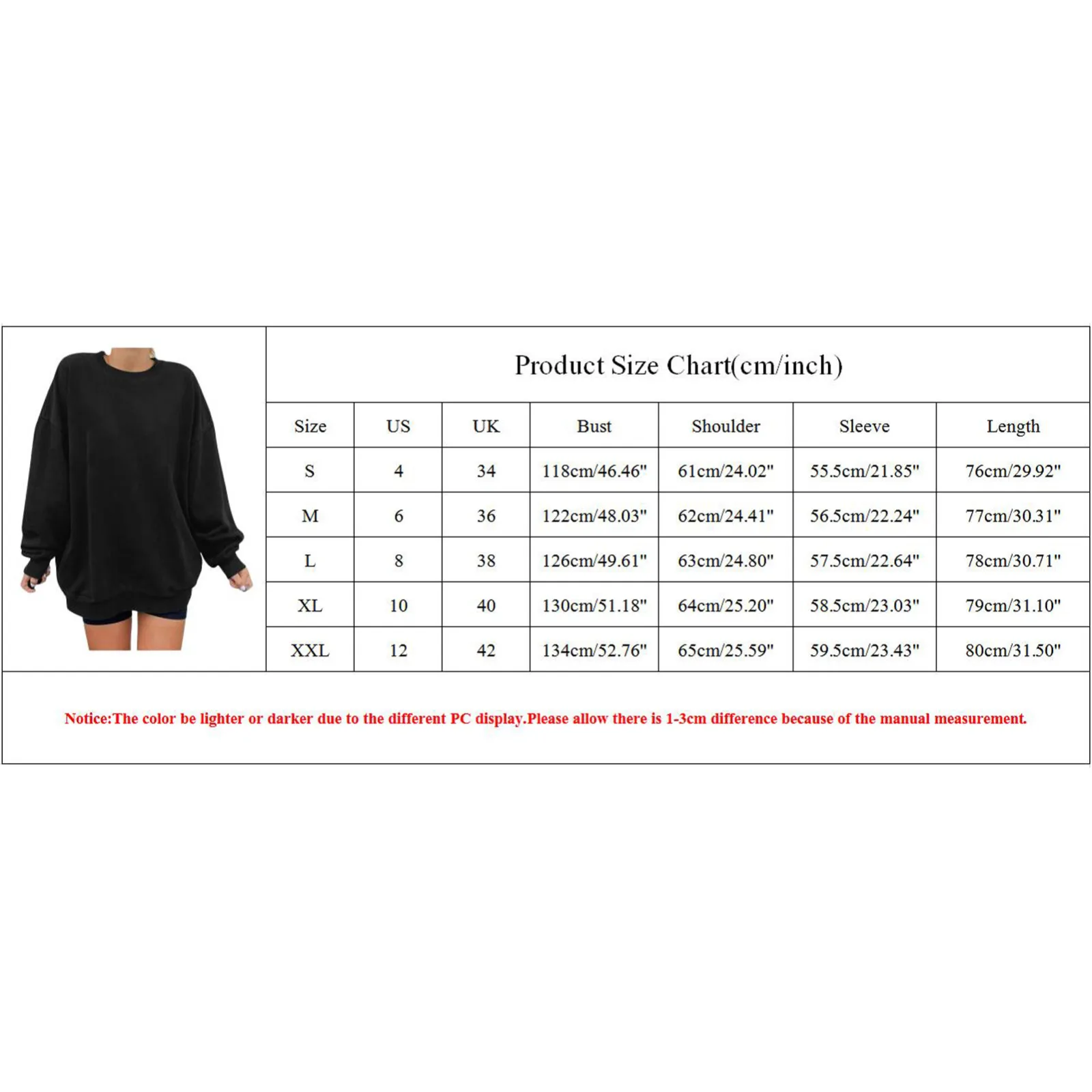 

Women Hoodies Oversized Ladies Halloween Loose Casual Round Neck Skull Printed Long-sleeved Sweatshirts Moletom Feminino#25