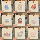 1 шт., милая японская брошь, новинка, модная Шпилька, маленькая девочка, животное, Маргаритка, значок, аксессуары, Мультяшные декоративная брошь, ювелирные изделия